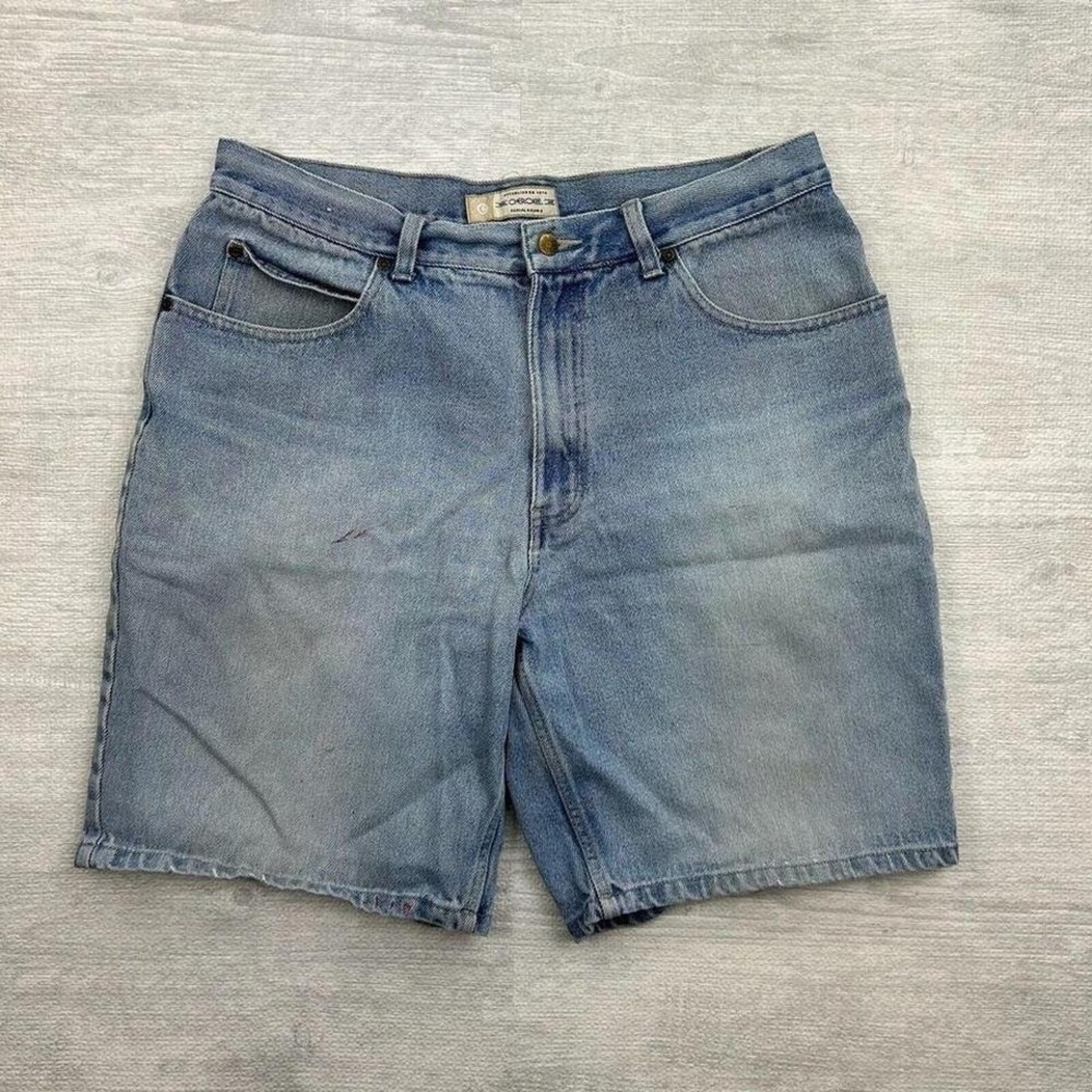 Vintage Cherokee Denim Shorts Mens 34 Faded Light‎ Wash Jeans Jorts